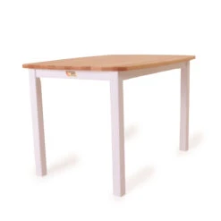 Holztisch | 2 Holzstühle | Weiß | Kinder-Möbel-Set "Landhaus" 8029 13 Holztisch | 2 Holzstühle | Weiß | Kinder-Möbel-Set "Landhaus" 8029 -Holzspielzeug-Peitz Landhausmoebel Set Tisch nachhaltig Natur weiss 2431 4