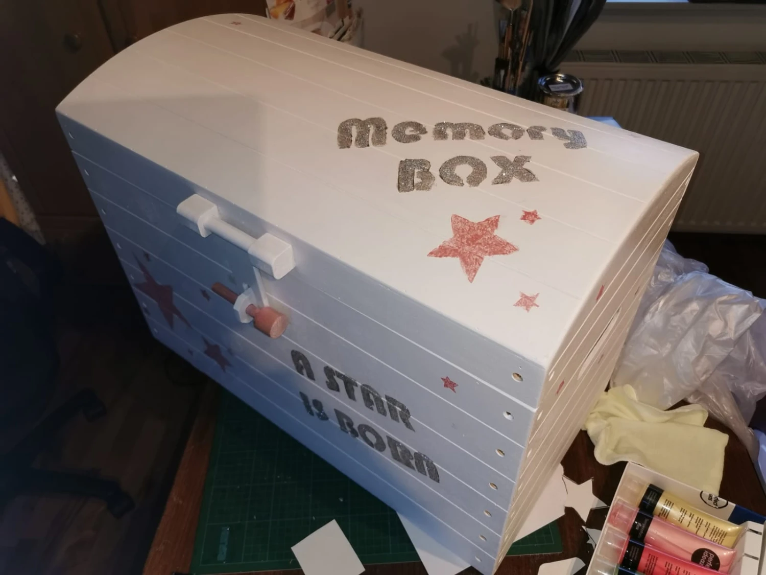 Holz-Schatzkiste Groß L 75 | Kinder-Truhe | Piratentruhe | PW 2213 6 Holz-Schatzkiste Groß L 75 | Kinder-Truhe | Piratentruhe | PW 2213 – Bild 4