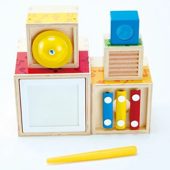 Hape Musik-Block | Kleinkind-Lernspiel | Stapel-Musikwürfel E 0336 3 Hape Musik-Block | Kleinkind-Lernspiel | Stapel-Musikwürfel E 0336