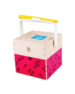 Hape Musik-Block | Kleinkind-Lernspiel | Stapel-Musikwürfel E 0336 12 Hape Musik-Block | Kleinkind-Lernspiel | Stapel-Musikwürfel E 0336 -Holzspielzeug-Peitz Multi Musik Box Kleinkinder musikalische Frueherziehung Instrument E03361