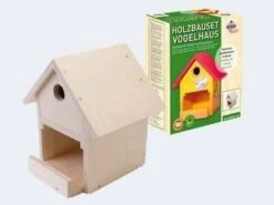 Bastel-Holzbauset | Vogelhaus Bauset | Holz Bauset | PB 466