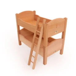 Puppen-Etagenbett-Leiter Weiß | Massivholz | Spielpuppen-Bettleiter | Puppenleiter | 5207.1 -Holzspielzeug-Peitz Puppenbett leiter zwei etage 2523 2