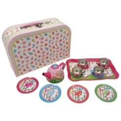 Kinder-Teeservice „bunte Vögel“ | Kinder-Kaffeeservice | Kinder-Küchen-Teeservice | PW 2182 A