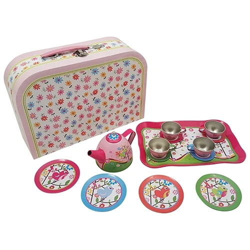 Kinder-Teeservice „bunte Vögel“ | Kinder-Kaffeeservice | Kinder-Küchen-Teeservice | PW 2182 A 3 Kinder-Teeservice „bunte Vögel“ | Kinder-Kaffeeservice | Kinder-Küchen-Teeservice | PW 2182 A