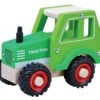 Traktor | Bauernhof-Trecker | Kinder-Fahrzeug RS 347 -Holzspielzeug-Peitz RS347 Traktor Kinder Trecker Bauernhof Zubehoer Massiv Holz Gummireifen kindgerecht bio oeko