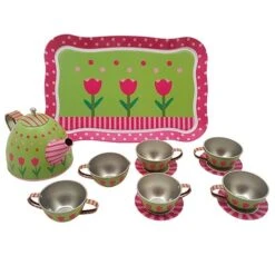 Kinder-Teeservice „Frühling-Spring“ | Kinder-Kaffeeservice | Kinder-Küchen-Teeservice | PW 2182