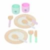 Ess-Geschirr-Set 10-teilig | Kinder-Mittagstisch | Teeservice-Holz | Kaffeeservice | JB-T256 1 Ess-Geschirr-Set 10-teilig | Kinder-Mittagstisch | Teeservice-Holz | Kaffeeservice | JB-T256 -Holzspielzeug-Peitz T256 Ess geschirr set pastell