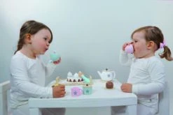 Kinder-Tee-Set 15-teilig | Kinder-Teeservice | Puppen-Spielzeug | JB-T257 -Holzspielzeug-Peitz T257 Tee set Tee service Puppen spielzeug pastell 6