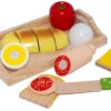 Frühstückstablett Brotschneide Frühstücksbrettchen Tanner Spielzeug 0901.9 -Holzspielzeug-Peitz TA 0901.9 Fruehstueckstablett zum schneiden
