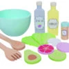 Salat-Set | Kinder-Küchen-Zubehör | Küchen-Lebensmittel | JB-W7134 -Holzspielzeug-Peitz W7134 Salat Set Salatschuessel