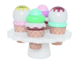 Eisplatte | Eiscreme | Kinder-Küchen-Zubehör | Küchen-Lebensmittel | JB-W7137