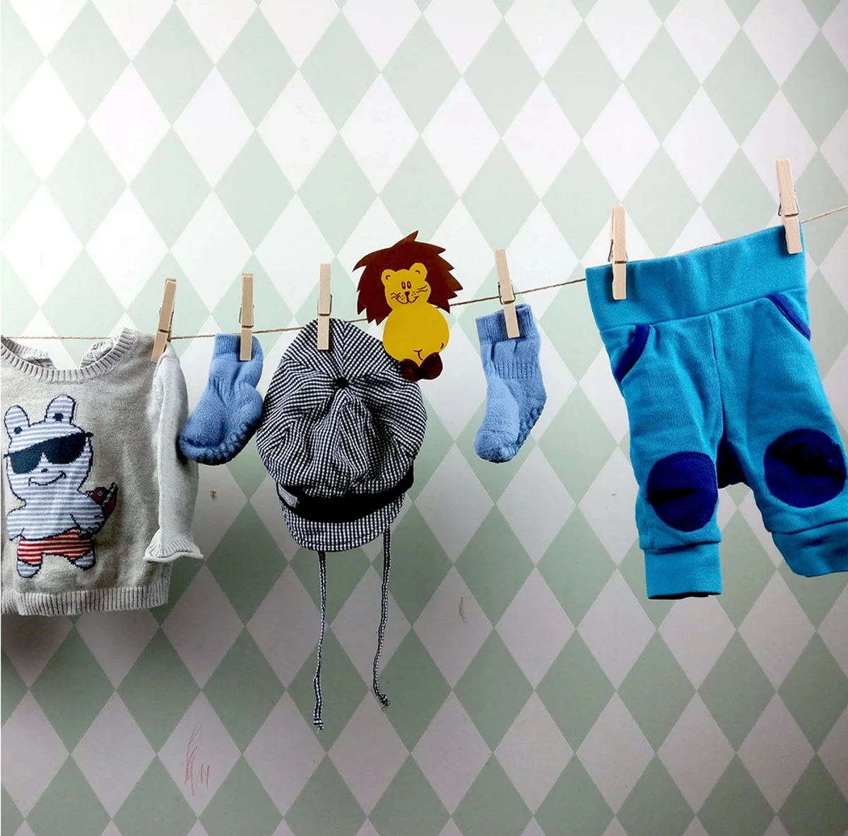 Kinder Wäscheklammern Aus Holz | Spielzeug Klammern 20682 4 Kinder Wäscheklammern Aus Holz | Spielzeug Klammern 20682 – Bild 2