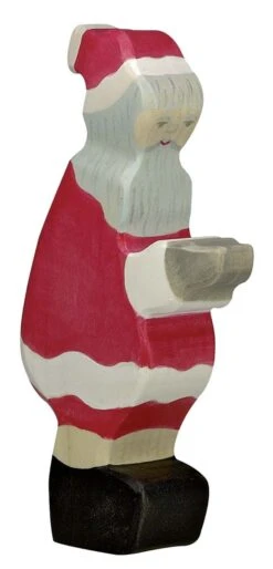 Weihnachtsmann | Holz-Krippenfigur | Krippen-Figur Holztiger | HT 80318