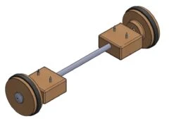 Achse Mit Rädern Für Wäschekorb Aus Massivem Holz | Mini-Spielmobil | Holzkiste | Ordnungsbox 6045.1 -Holzspielzeug-Peitz achse raeder waeschekorb massivholz spielmobil ordnungsbox holzkiste stofftiertaxi