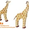 Giraffe | 2-teiliges Tiere Set | Holztiger | Arche Noah Zubehör | Zootiere | HT 80155+80157 1 Giraffe | 2-teiliges Tiere Set | Holztiger | Arche Noah Zubehör | Zootiere | HT 80155+80157 -Holzspielzeug-Peitz afrika spielfiguren set arche giraffe