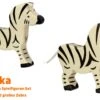 Zebra | 2-teiliges Tiere Set | Arche Spielfiguren | Holztiger | Afrika Tiere | HT 80151+80153 -Holzspielzeug-Peitz afrika spielfiguren set arche zebra
