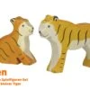 Tiger | 2-teiliges Tiere Set | Arche Spielfiguren | Holztiger | Asien Tiere | HT 80138+HT 80136 -Holzspielzeug-Peitz asien spielfiguren set arche tiger