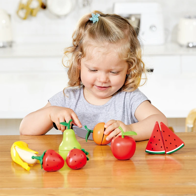 Beleduc Gesunde Früchte E 3171 Hape | 9-tlg. Obst-Set | Kinder-Küchen-Zubehör 4 Beleduc Gesunde Früchte E 3171 Hape | 9-tlg. Obst-Set | Kinder-Küchen-Zubehör – Bild 2