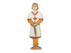 Prinz 82240 Holztiger | Holz-Ritterburg-Figur | Weihnachts-Krippen-Figur