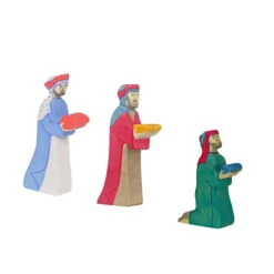 Heilige Drei Könige | 3-teiliges Krippenfiguren Set | Holztiger | Weihnachtskrippen Zubehör | HT-Set-80293+80294+80295