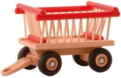Spielzeug-Heuwagen Holz-Pferd-Anhänger Für Traktor