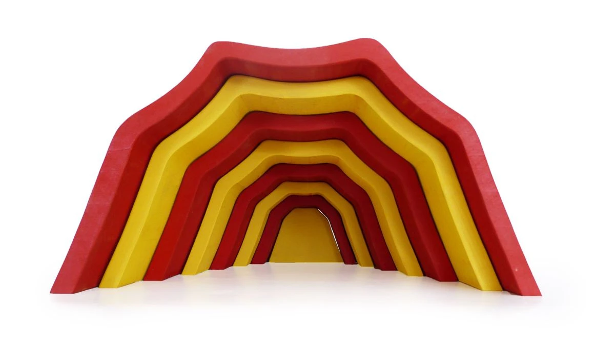 Buntes Kinder-Holz-Zirkuszelt | 8-teilig Massivholz | Holz-Bauklötze | 6064 3 Buntes Kinder-Holz-Zirkuszelt | 8-teilig Massivholz | Holz-Bauklötze | 6064