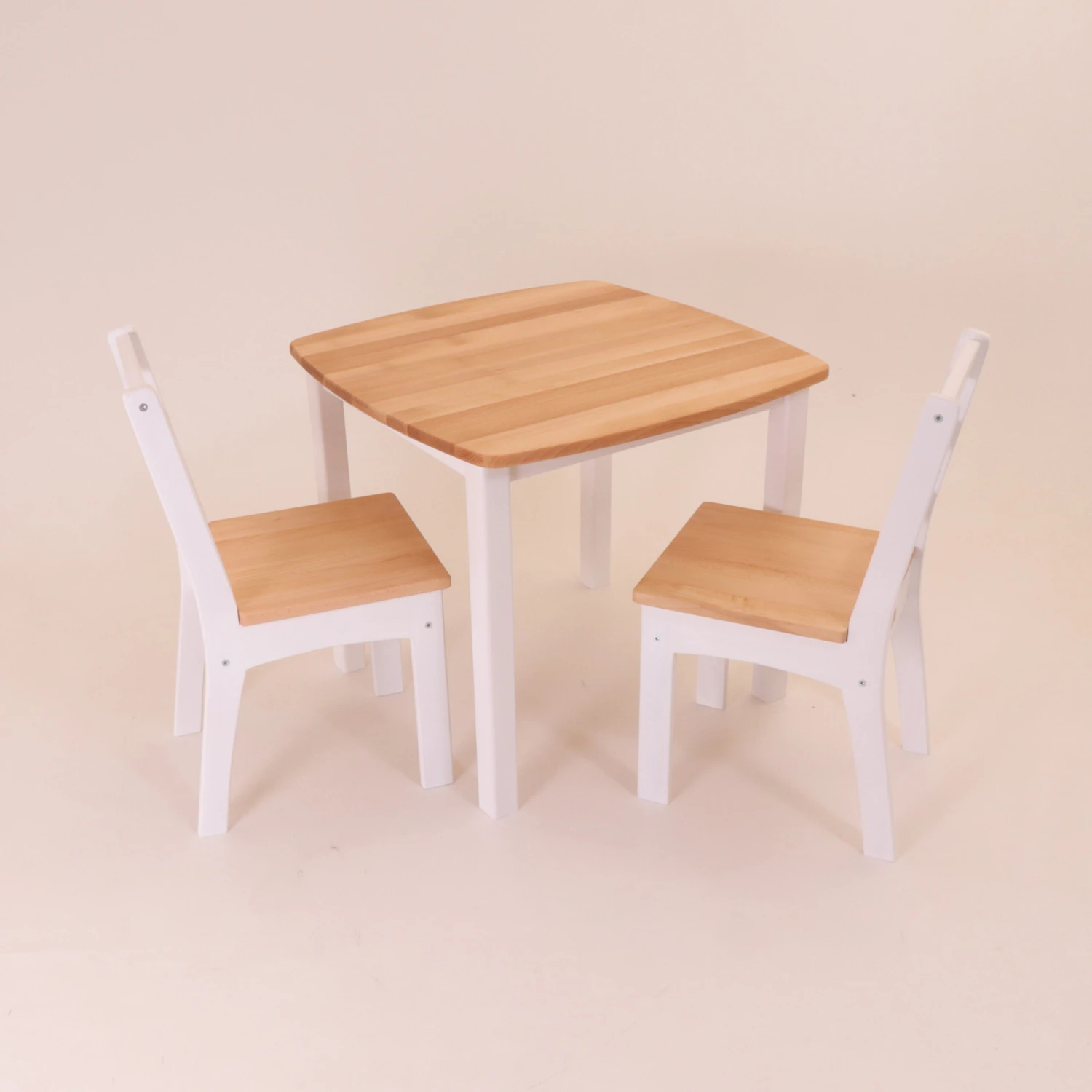 Holztisch | 2 Holzstühle | Weiß | Kinder-Möbel-Set "Landhaus" 8028 12 Holztisch | 2 Holzstühle | Weiß | Kinder-Möbel-Set "Landhaus" 8028 – Bild 10