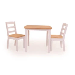Holztisch | 2 Holzstühle | Weiß | Kinder-Möbel-Set "Landhaus" 8029 15 Holztisch | 2 Holzstühle | Weiß | Kinder-Möbel-Set "Landhaus" 8029 -Holzspielzeug-Peitz holzkindertisch holzstuehle kindersitzgruppe Stuhlkinder weiss 2431 0