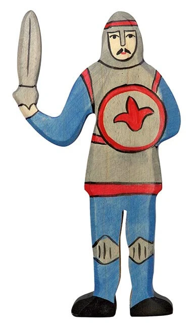 Ritter Blau Mit Schwert | Holztiger-Ritterfigur | Holz-Ritterburg-Figur 80253 3 Ritter Blau Mit Schwert | Holztiger-Ritterfigur | Holz-Ritterburg-Figur 80253