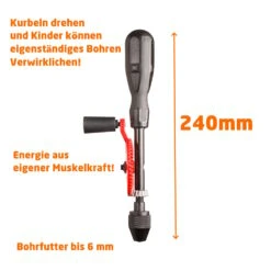 Handbohrmaschine | Kinder Werkzeug | Für Den Kleinen Heimwerker| PB-22