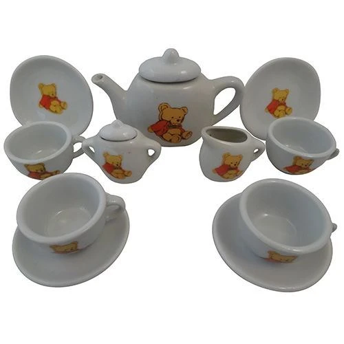 Puppenteeservice Kinder-Kaffeeservice Aus Porzellan Teeservice PW 2175 Bär 3 Puppenteeservice Kinder-Kaffeeservice Aus Porzellan Teeservice PW 2175 Bär