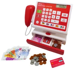 Goki Spiel-Kasse Mit Echter Scanfunktion | Kaufladen-Zubehör | TA 1030.5