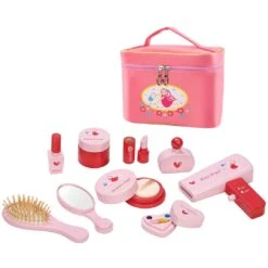 Spiel-Schmink-tasche 10-teilig Rosa Make-up-Set Kinder-Spielzeug 1773
