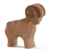 Schafbock Braun | Holz-Krippen-Figur | Weihnachts-Krippen-Figur | Os 11651