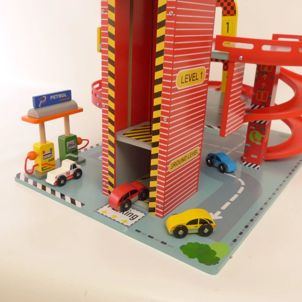 Kinder-Parkgarage-Spiel-Parkhaus! Mit Tankstelle 3381 4 Kinder-Parkgarage-Spiel-Parkhaus! Mit Tankstelle 3381 – Bild 2