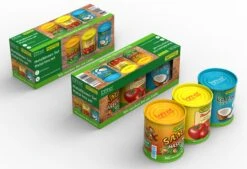 Tanner Rapunzel Naturkost | Metalldosen | 3-teilig | TA 0086.3 | Kaufmannsladenzubehör