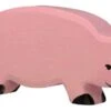 Holztiger Spielzeug-Schwein Rosa Kinder-Bauernhof-Tiere Aus Holz 2 Holztiger Spielzeug-Schwein Rosa Kinder-Bauernhof-Tiere Aus Holz -Holzspielzeug-Peitz schwein holztiger