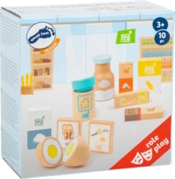 Legler Spielbares Backzutaten-Set 10-teilige Vanillezucker, Mehl, Backpulver Etc. -Holzspielzeug-Peitz spielbar holz backset kinder