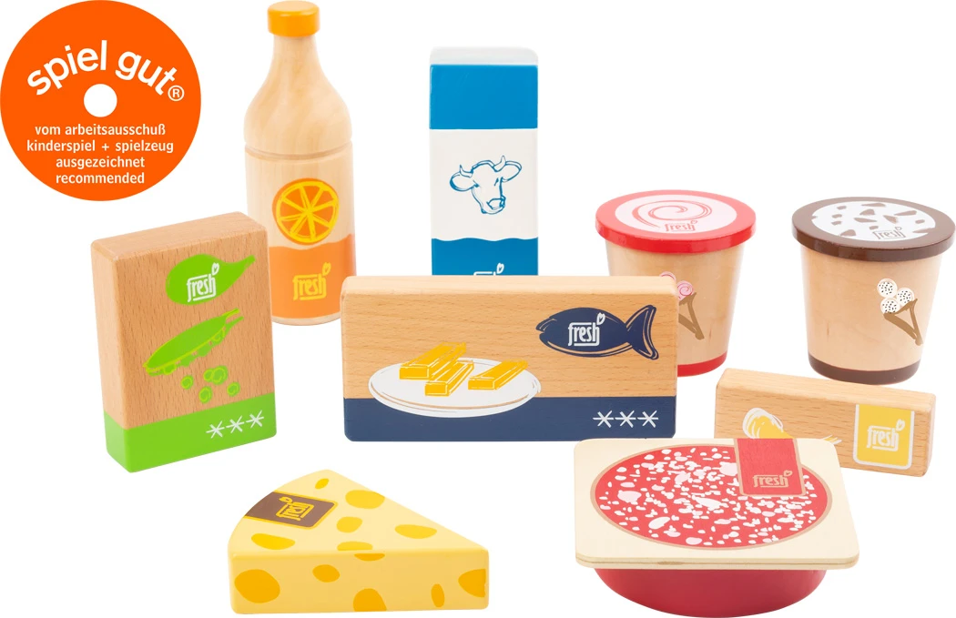 Legler Gefrierwaren | Kühlwaren-Set „fresh“ 9-teilig Kinder-Spielzeug-Lebensmittel 3 Legler Gefrierwaren | Kühlwaren-Set „fresh“ 9-teilig Kinder-Spielzeug-Lebensmittel