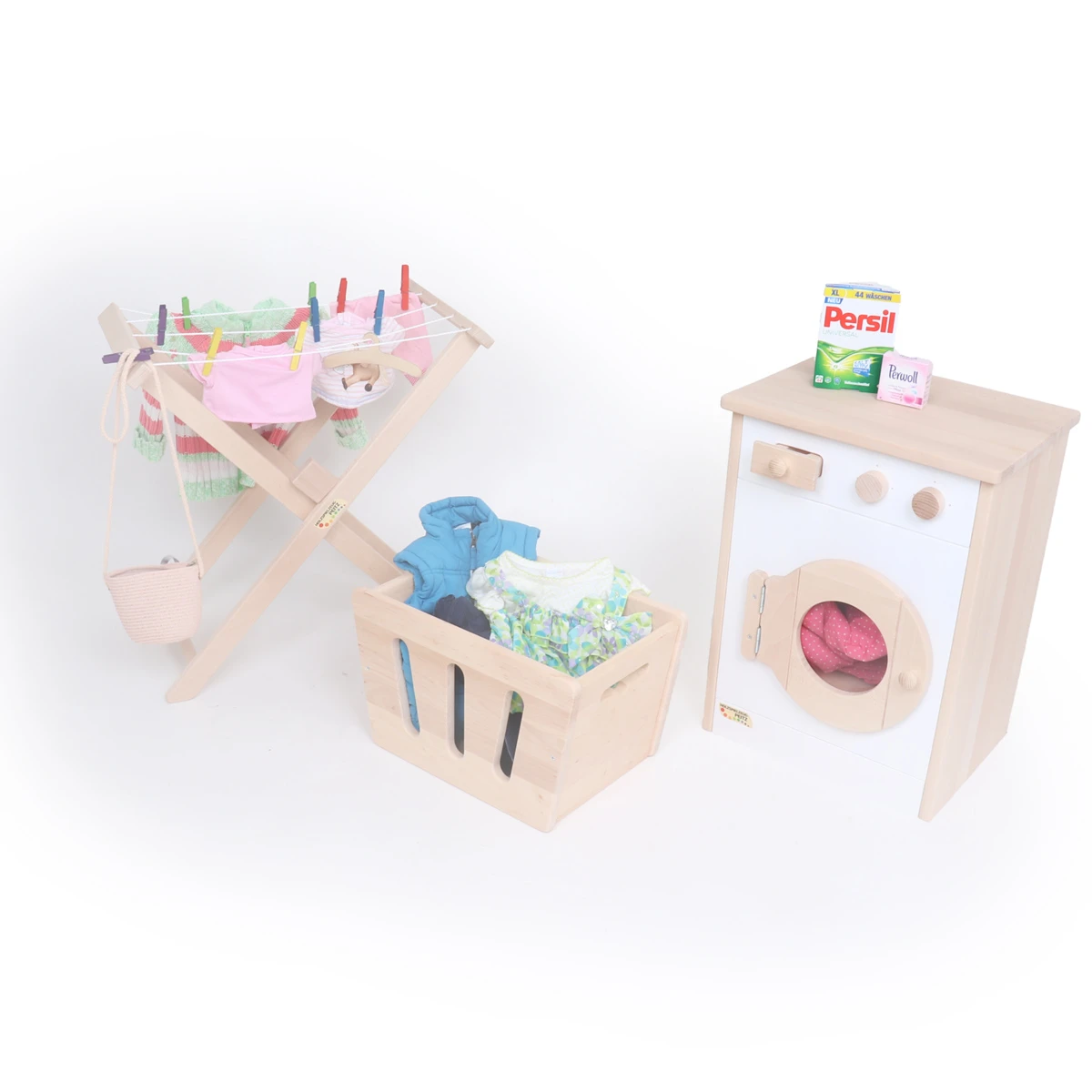 Wäschekorb Aus Massivem Holz | Mini-Spielmobil | Holzkiste | Ordnungsbox 6045 7 Wäschekorb Aus Massivem Holz | Mini-Spielmobil | Holzkiste | Ordnungsbox 6045 – Bild 5